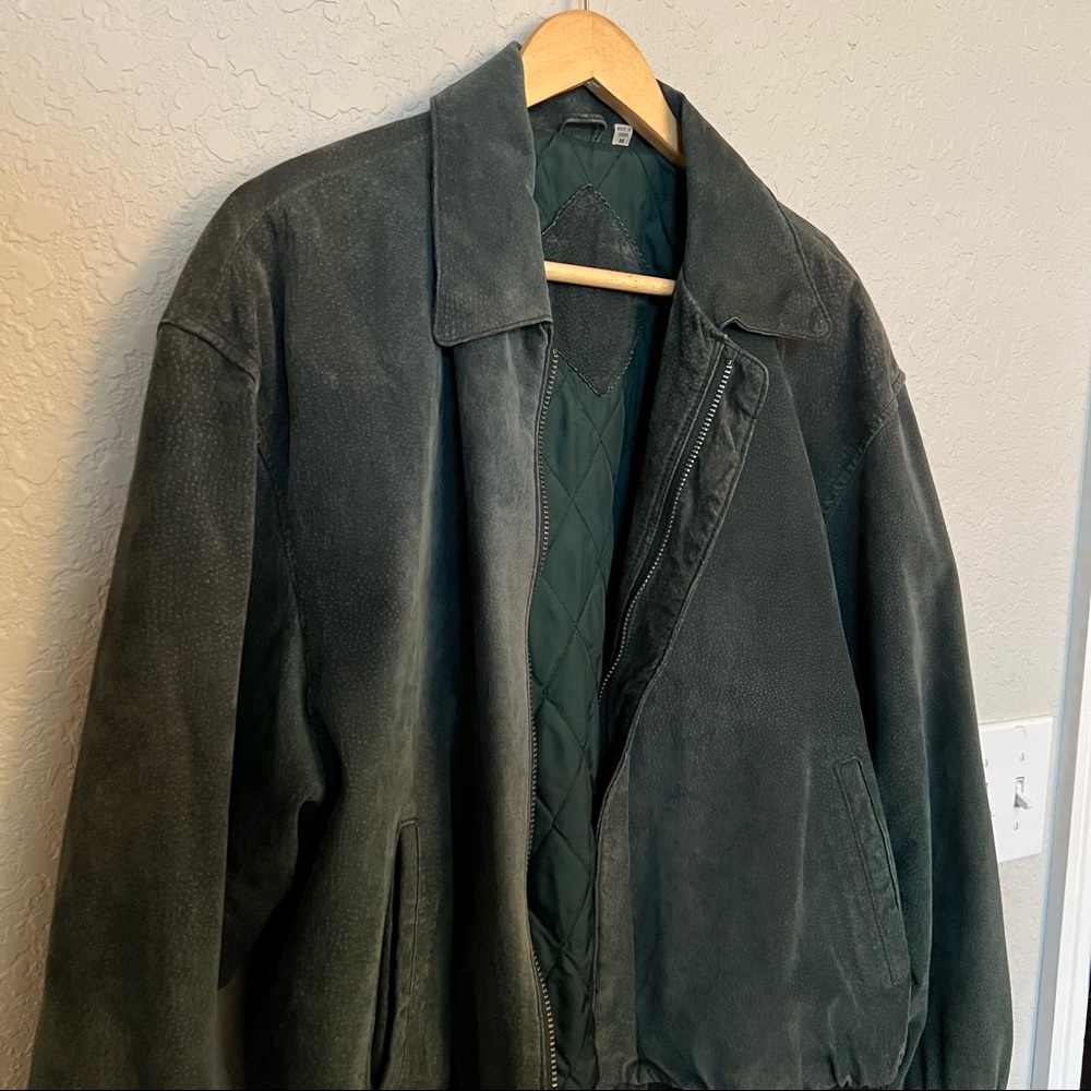 Genuine leather bomber jacket - Vintage